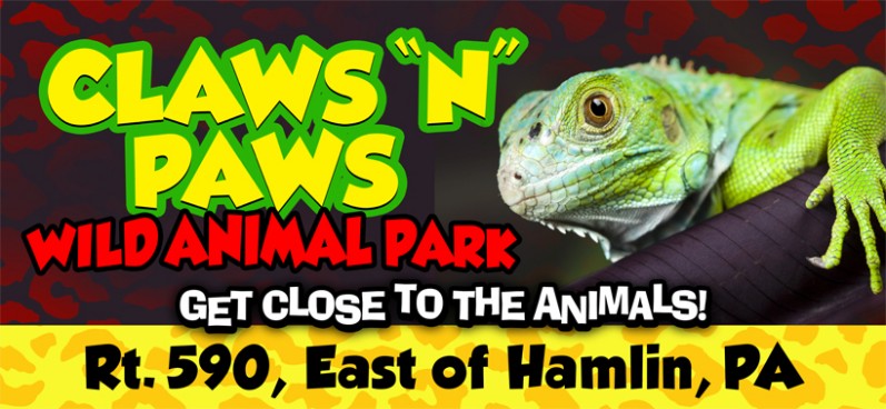 Claws-n-Paws Wild Animal Park - Logo