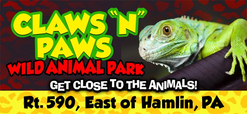 Claws-n-Paws Wild Animal Park Logo