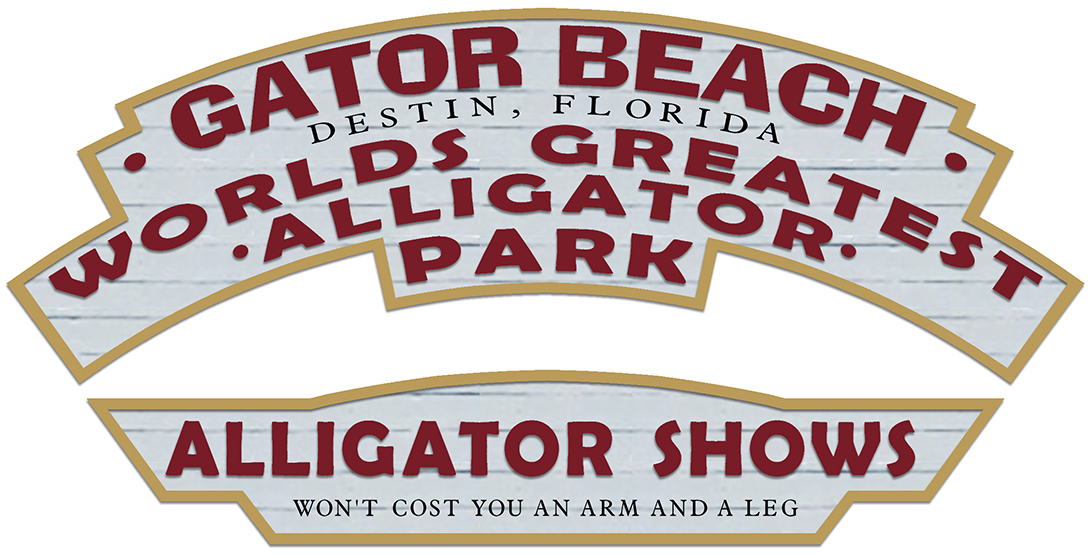 Gator Beach - The World's Greatest Alligator Park Logo