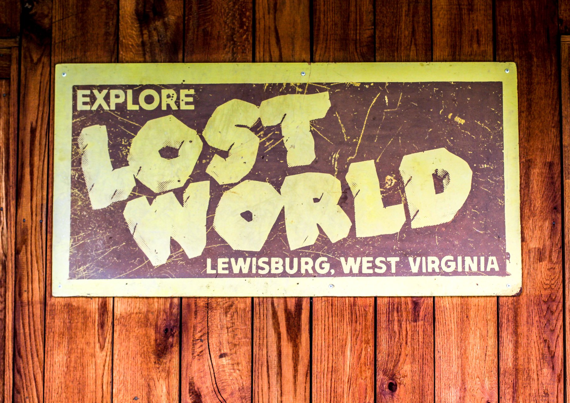 Lost World Caverns - Logo