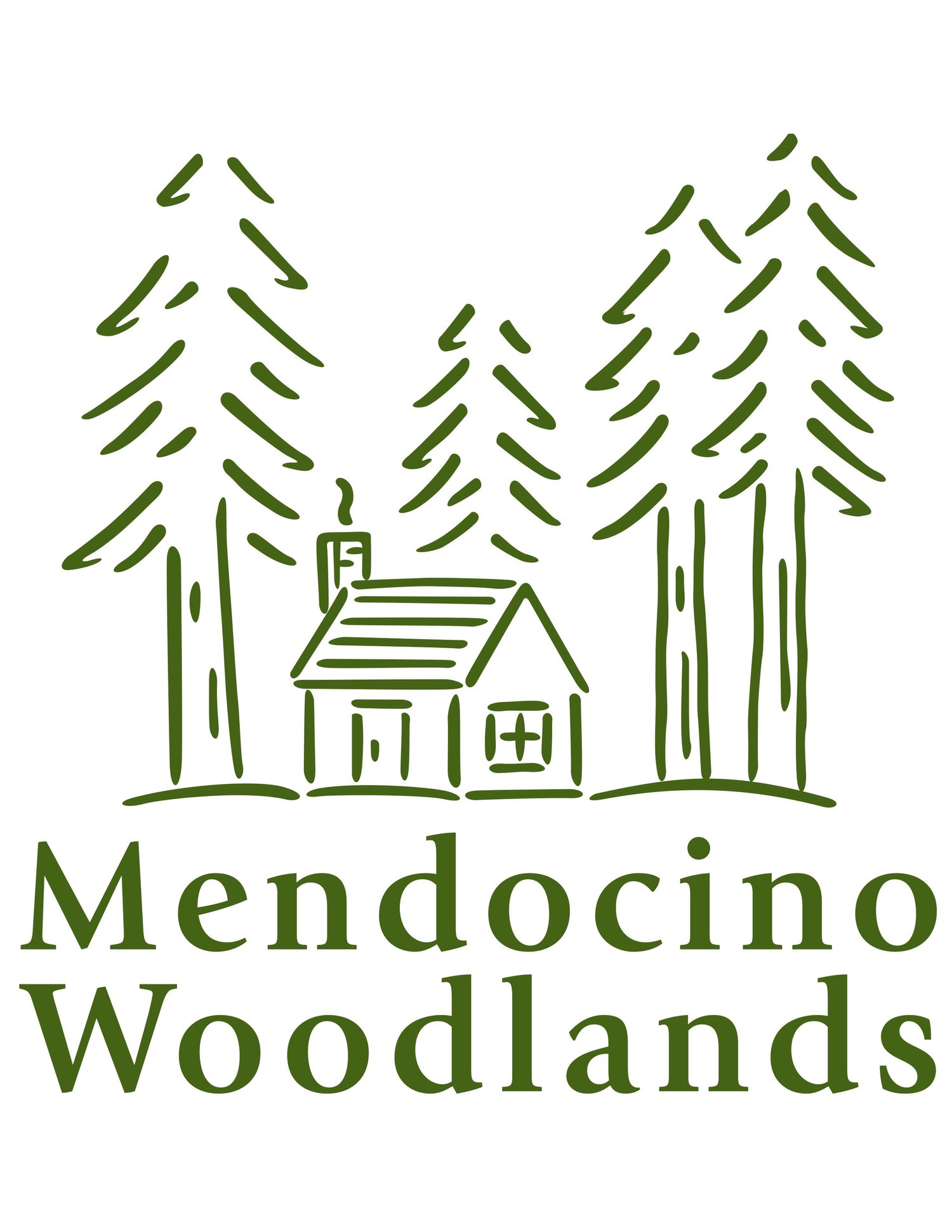 Mendocino Woodlands - Logo