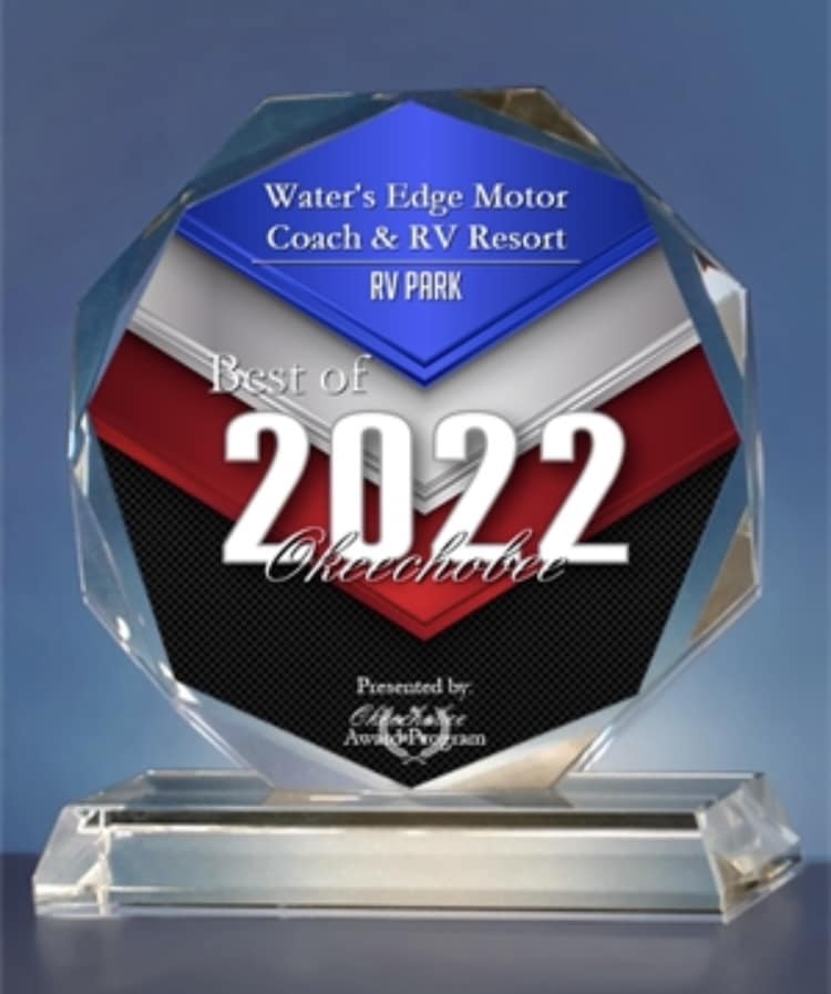 Water's Edge Motor Coach & RV Resort Logo